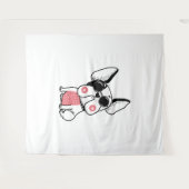 schattige puppy wandkleed (Voorkant (horizontaal))