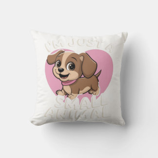 Schattige puppykussen ter illustratie van een mooi kussen