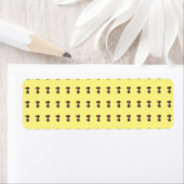 Schattige puppylabel etiket (Insitu)