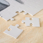 Schattige puppystandbeeld legpuzzel (Zijkant)