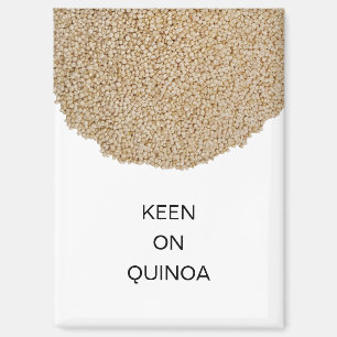 Schattige Quinoa Koelkastmagneet Magneet
