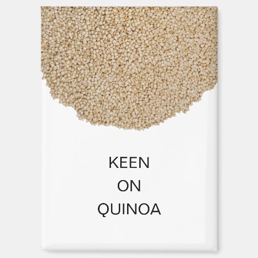 Schattige Quinoa Koelkastmagneet Magneet (Voorkant)