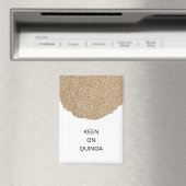 Schattige Quinoa Koelkastmagneet Magneet (Insitu (Vaatwasser))