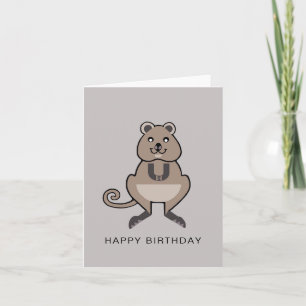  Schattige QUOKKA- Australische dieren in het wild Kaart