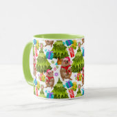 Schattige Quokka Kerstmis Mok (Voorkant links)