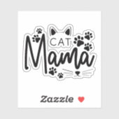 Schattige Quotes Kat Sticker (Vel)