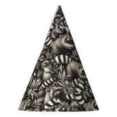 Schattige  Racoon Naadloos Feesthoedjes (Links)