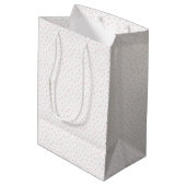 Schattige Racoon - Roze Confetti Kids Verjaardagsc Medium Cadeauzakje (Achterkant Gekanteld)