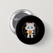 Schattige Ragdoll Kat Anime Feliene Leukemie Bewus Ronde Button 5,7 Cm (Voorkant /achterkant)