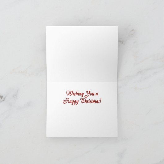 Schattige Ragdoll Kitten Kerst Kaart (Binnen)