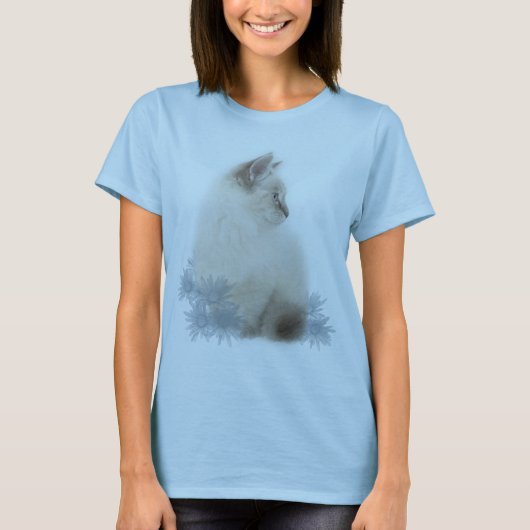 schattige ragdoll kitten shirt (Voorkant)