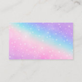 Schattige Rainbow House Cleaning Services Visiteka Visitekaartje (Achterkant)