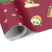 Schattige ramadan eid mubarak cadeaupapier (Rol Hoek)