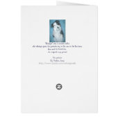 schattige rand collie teddy hond portret kunstontw (Achterkant)