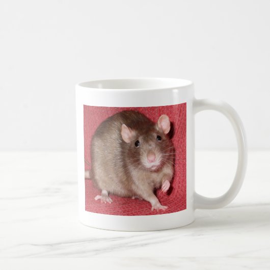 Schattige Rat Koffiemok (Rechts)