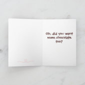 Schattige Rat met Red Heart Funny Valentijnsdag Feestdagen Kaart (Binnen)