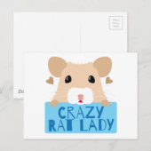 schattige rateltje briefkaart (Voorkant / Achterkant)