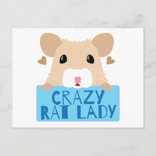 schattige rateltje briefkaart (Voorkant)