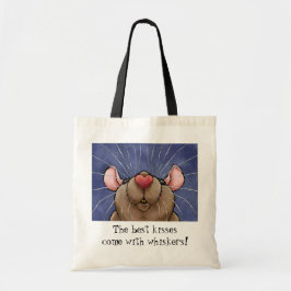 Schattige rattenzak tote bag