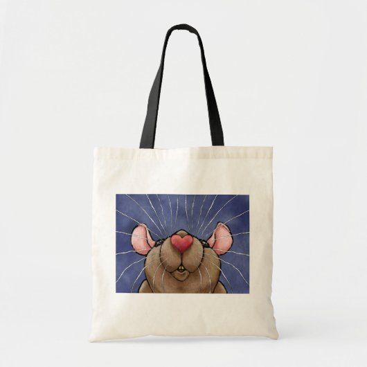 Schattige rattenzak tote bag (Voorkant)