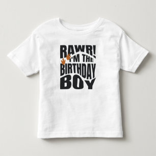 Schattige Rawr Dinosaur Verjaardag  Kinder Shirts