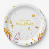 Schattige Ready to Pop Baby shower Papieren Bordje (Voorkant)