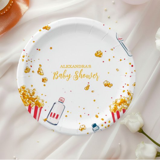 Schattige Ready to Pop Baby shower Papieren Bordje