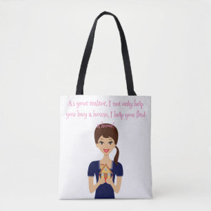 Schattige Realtor-Tas Tote Bag