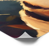 Schattige Red Fox in kleding Poster (Hoek)