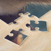 Schattige Red Fox in winterkleding Legpuzzel (Zijkant)