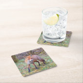 Schattige Red Fox Onderzetter (Insitu)