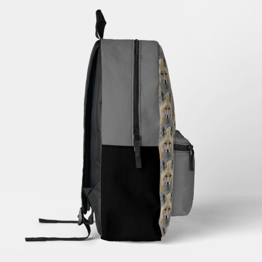 Schattige Red Fox Pattern Bedrukte Rugzak (Links)