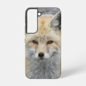 Schattige Red Fox Wildlife Foto Samsung Galaxy Hoesje (Achterkant)