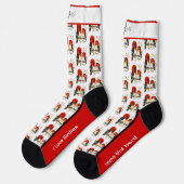 Schattige Red Headed Woodpecker Sokken (Links)