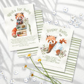 Schattige Red Panda Beer Boeken voor baby Kaart