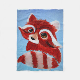 Schattige Red Panda Fleece Blanket Deken