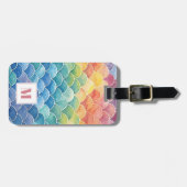 Schattige regenboog Bagagelabel (Voorkant horizontaal)