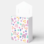 Schattige Regenboog Bedankdoosjes (Geopend)