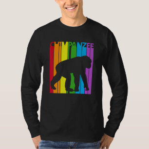 Schattige Regenboog Chimpansee dier T-shirt