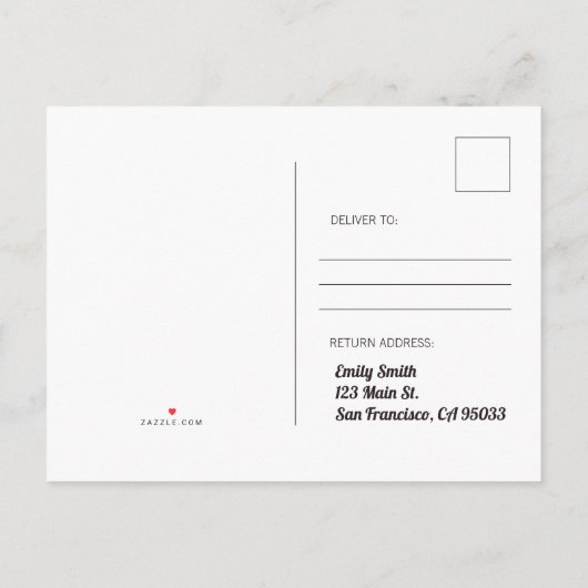 Schattige Regenboog Eenhoorn Sterren Harten Verjaa Uitnodiging Briefkaart (Achterkant)