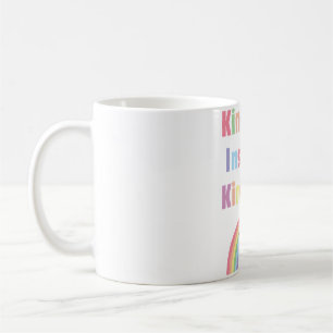 Schattige Regenboog En Hart Vriendelijkheid Inspir Koffiemok