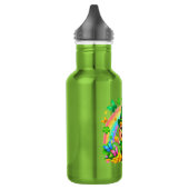Schattige Regenboog Kabouter met Goud Waterfles (Links)