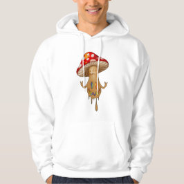 Schattige regenboog paddenstoel Hooded Sweatshirt