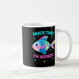 Schattige Regenboog Schubvis Kawaii Cartoon Oceaan Koffiemok
