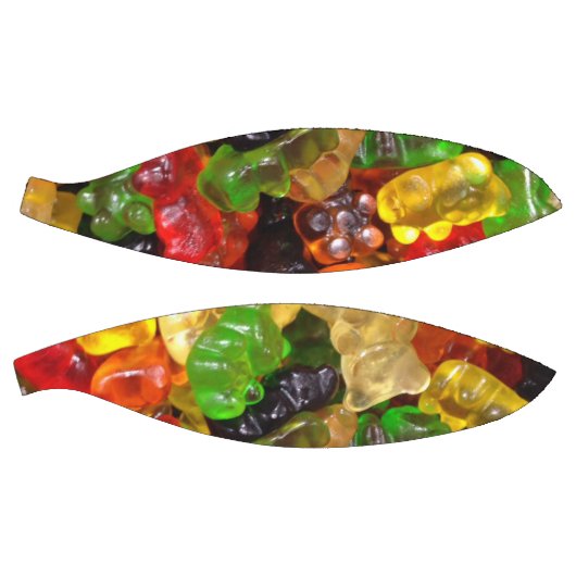 schattige regenboogregenboogkleurige snoep beer basketbal (Panelen)