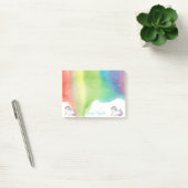 Schattige regenboogunikorn, Waterverf-spuit Post-it® Notes (Kantoor)