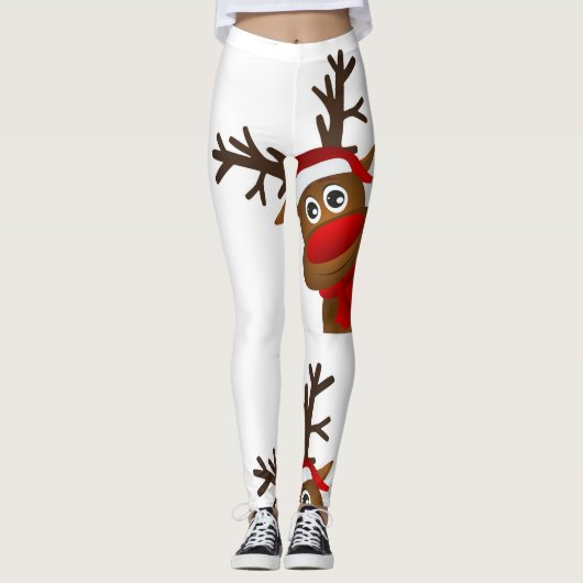 **SCHATTIGE REINDEER VAN SWEET* CHRISTMAS LEGGINGS (Voorkant)