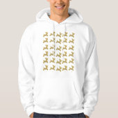 Schattige Reindekerkerst met lelijke kerst Hoodie (Voorkant)