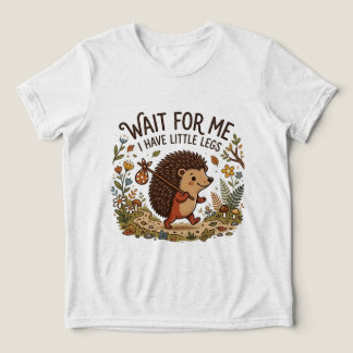 Schattige Reizende Egel met Kleine Poten Tri-Blend Shirt