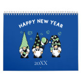 Schattige rendementscalendar voor Gnomen Calendar Kalender (Hoes)